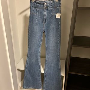 Free People Women’s jeans high rise flare